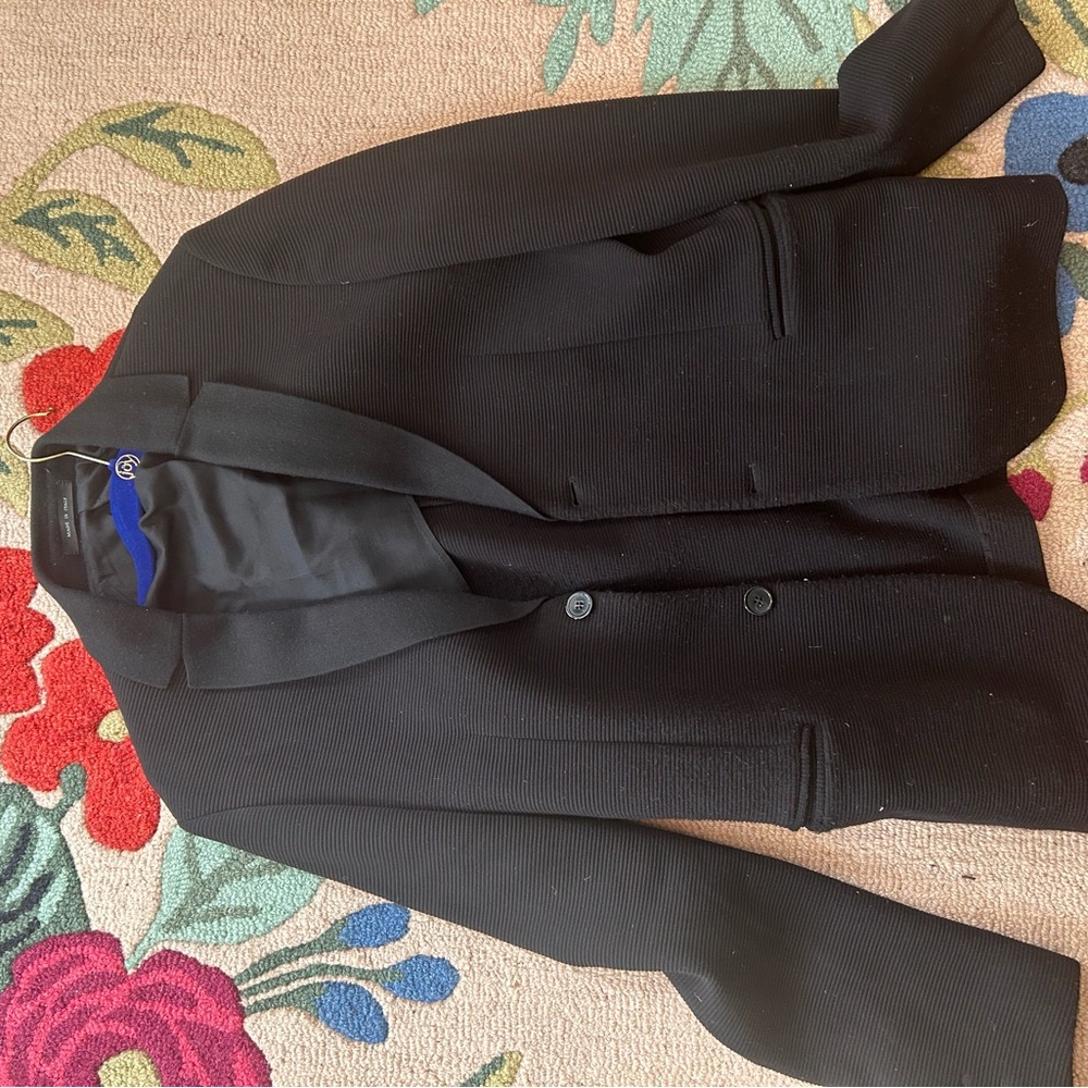 Emporio Armani Black Blazer Classic Suit Jacket